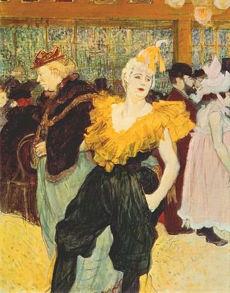 Henri de toulouse-lautrec Klaunka Cha  ao v Moulin Rouge